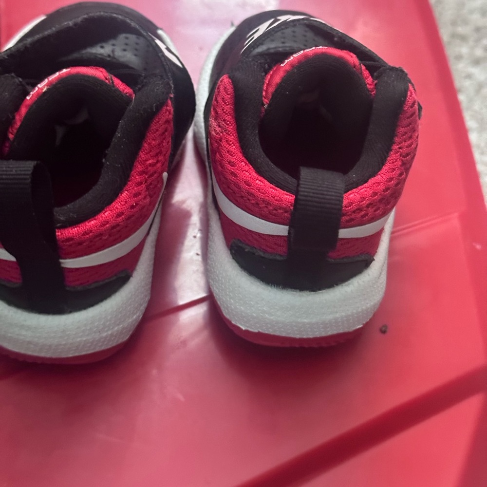 Nike Red and Black Baby Shoe
